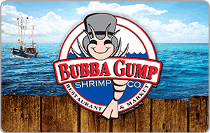 Bubba Gump gift card
