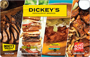 Dickey's BBQ gift card