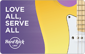Hard Rock Cafe gift card