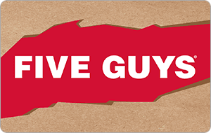 FIVE GUYS® gift card