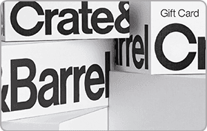Crate & Barrel gift card