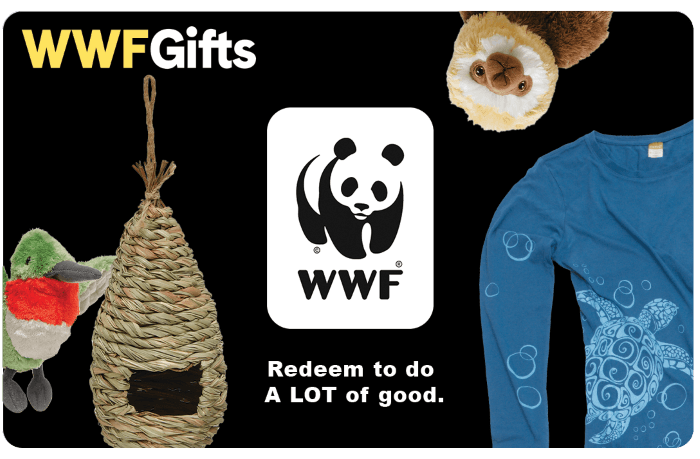 WWF gift card